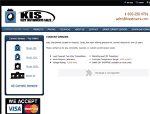 Tablet Screenshot of kiscurrentsensors.com